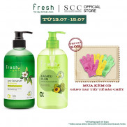 Combo Dầu Gội Ngăn Gàu + Sữa Tắm Sáng Da Fresh Organic 500g/chai