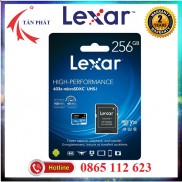 Thẻ nhớ Lexar 256G / 512G / 128G 633x MicroSDHC UHS-I Class 10 A1 U3 100MB/s + Adapter