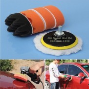 Bộ phớt đánh bóng ô tô mini - Mút đánh bóng Bông đánh bóng Đầu đánh bóng xe gắn máy khoan cầm tay