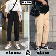 Quần Baggy Nam Nữ KAKI Ống Suông Basic Unisex - Kiểu Quần Kaki Baggy Ống Rộng Suông Dài