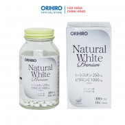 Viên uống trắng da Natural White Premium ORIHIRO, 300 viên/lọ
