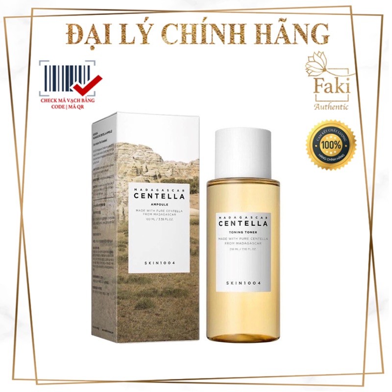 Toner Skin1004 Rau má Centella Madagasca 210ml làm dịu và sáng da