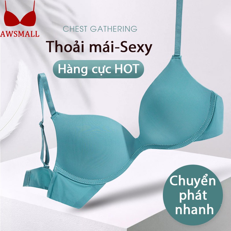  Áo Ngực Không Đường May Màu Trơn Chống Trượt Quyến Rũ Dành Cho Nữ