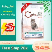 Catsrang 5kg Thức ăn hạt cho Mèo mọi lứa tuổi date mới (HSD 18 thang)