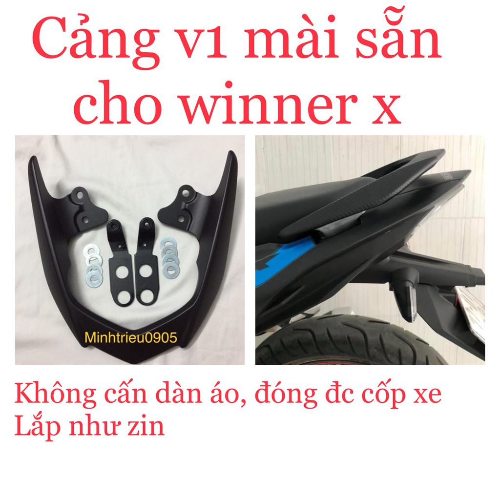 Cảng V1 gắn Win X (mài sẵn), cảng sau winner x / cảng winner x
