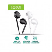 Tai Nghe Nhét Tai Có Dây ROBOT RE10 Nghe Nhạc Đàm Thoại - Cổng Kết Nối 3.5mm - Âm Thanh HD