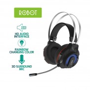 Tai Nghe Chụp Tai Gaming ROBOT RH-G20 - Hiệu ứng LED Kiểu Dáng Thể Thao - Âm Thanh Rõ Nét