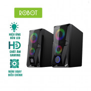 Loa Máy Tính ROBOT RS200 Hiệu Ứng Đèn LED - Âm Thanh HD Chất Lượng Cao - BẢO HÀNH 12 THÁNG