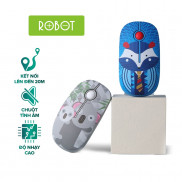 Chuột Không Dây Tĩnh Âm 2.4Ghz ROBOT M330 Khoảng Cách Tín Hiệu 20m - Có Tặng Kèm Pin - Bảo Hành 12 Tháng