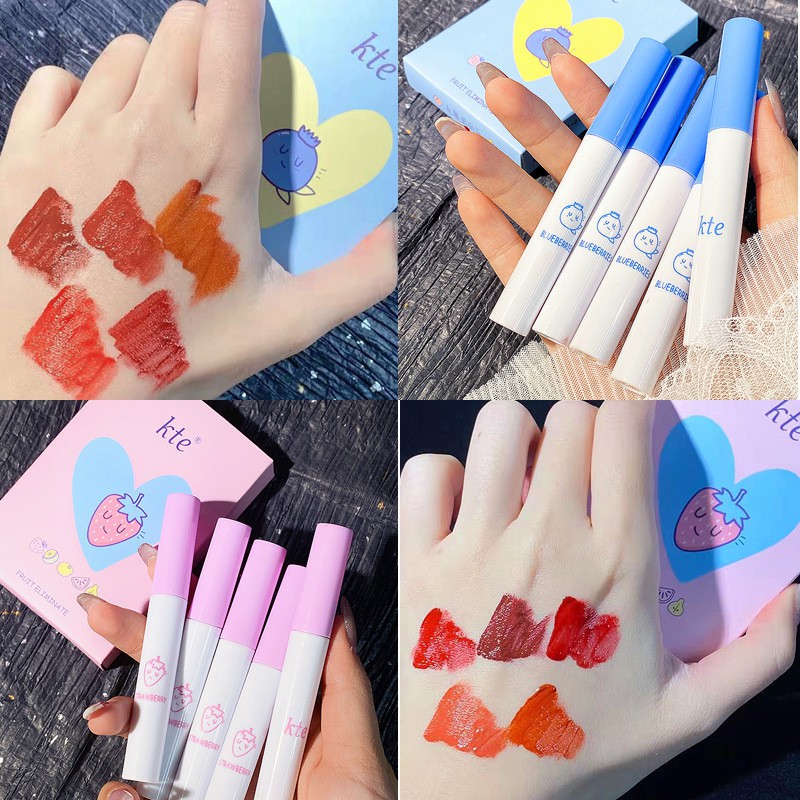 (Hàng mới về)Set 5 Cây Son Kem Lì KTE Fluffy Lip Glaze