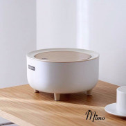 Hộp đựng đồ để bàn màu trắng sang trọng có nắp nhấn tiện lợi dùng trong decor bàn học, phòng khách, phòng ngủ