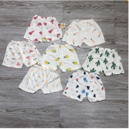 Quần đùi chục cotton giấy thông hơi cực thoáng mát cho mùa hè của bé yêu