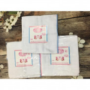  Khăn Tắm Xô Trắng Siêu Mềm Kiba 4 lớp và 6 Lớp