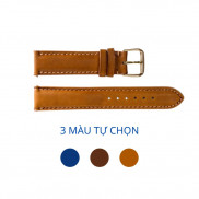 Dây đồng hồ da bò Vintage-khâu tay thủ công D111 size 18mm, 20mm, 22mm, 24mm - Bụi leather
