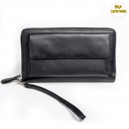 Ví cầm tay nam da bò C107 cao cấp-Bụi Leather