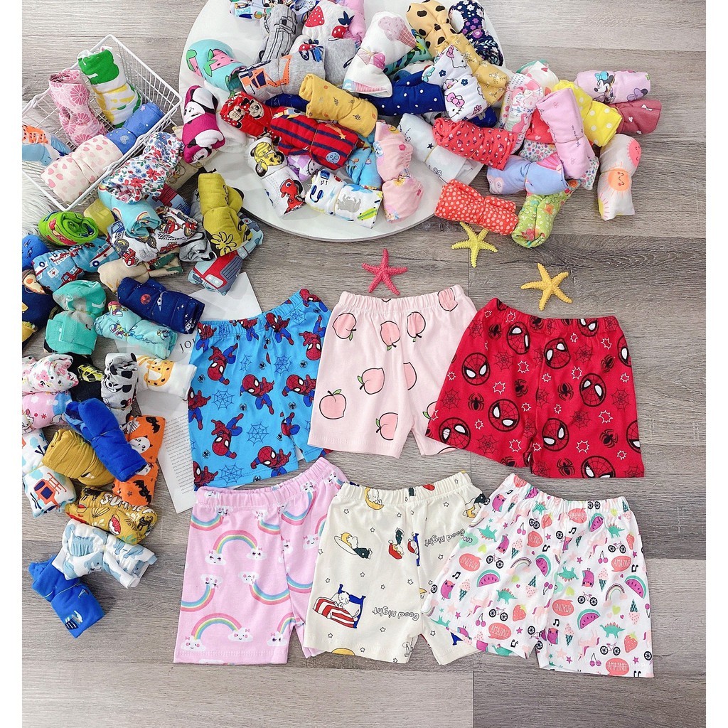 Quần chục hè quần đùi Cotton Bozip Xuất Dư cho bé trai bé gái hàng loại 1 (5-16KG)