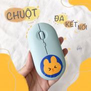 Chuột Máy Tính Không Dây Bluetooth - Kết Nối Kép