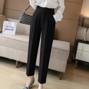 Quần Baggy Cạp Cao Hai Cúc Siêu Tôn Dáng m830