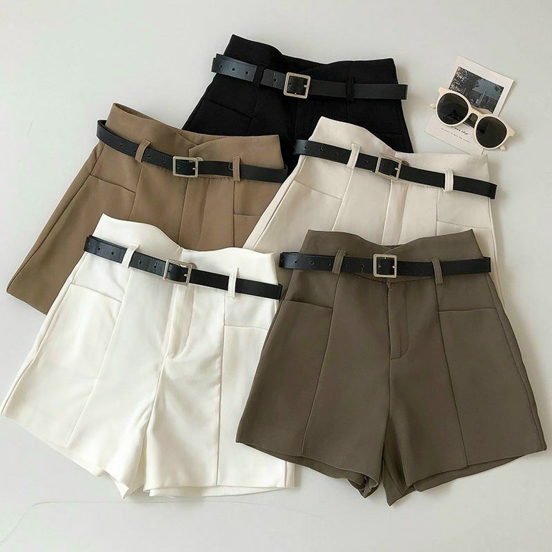 Quần Short Túi Vuông Cạp cao cá tính