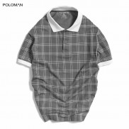 Áo Polo nam cổ bẻ FOTE in toàn thân vải cá sấu Cotton xuất xịn, chuẩn form,sang trọng-lịch lãm P53 - POLOMAN