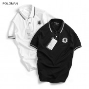Áo thun Polo nam Verdo in logo ngực trái vải cá sấu Cotton xuất xịn,chuẩn form,trẻ trung- nặng động P40 - POLOMAN