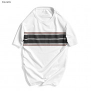 Áo thun nam cổ tròn MEXI in họa tiết, chất vải cá sấu Cotton xuất xịn, chuẩn form, năng động-trẻ trung - POLOMAN