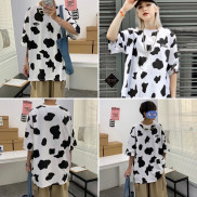 Áo Thun Tee Tay Lở Bò Sữa Unisex Form Rộng