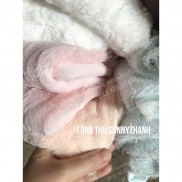 [Tổng hợp] Vải lông thú nhân tạo may áo khoác, chụp ảnh, thảm lông trắng ngà và trắng tinh siêu mềm mướt 5075