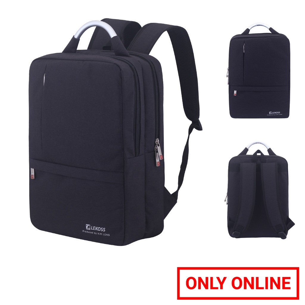 Balo Laptop Nam Nữ Vải Canvas 14 Inch Chống Nước KL503-2