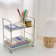 Kệ inox đựng đồ đa năng, kệ đựng mỹ phẩm thiết kế sang trọng - Décor nhà Sò