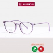 Gọng kính cận nam nữ Lilyeyewear kiểu dáng mắt tròn nhiều màu - 8148