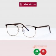 Gọng kính mắt nam nữ LILYEYEWEAR mắt vuông bo góc dáng cơ bản dễ đeo 1009