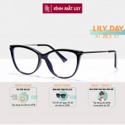 Gọng kính cận Lilyeyewear mắt mèo kim loại thời trang nữ, hợp với nhiều khuôn mặt 887