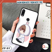 Ốp điện thoại Xiaomi Redmi Note 7/ Note 7 Pro - lưng nhám viền dẻo