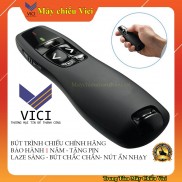 Bút Trình Chiếu Slide R400 PowerPoint Laser 2.4G. Bút Chỉ Máy Chiếu Màu Đen, Nút Ấn Nhạy, Độ Bền Cao