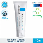 LA ROCHE-POSAY B5 Kem Dưỡng Cicaplast Baume B5 Soothing Repairing Balm làm dịu và phục hồi da 40ml