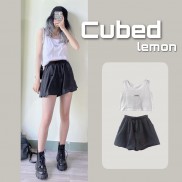 | HÌNH THẬT ĐỘC QUYỀN CUBEDLEMON|Quần short/ lở chất da cá ulzzan