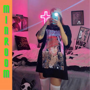 Áo phông nữ form rộng - Áo thun unisex nam nữ tay lỡ Min Room phong cách Ulzzang