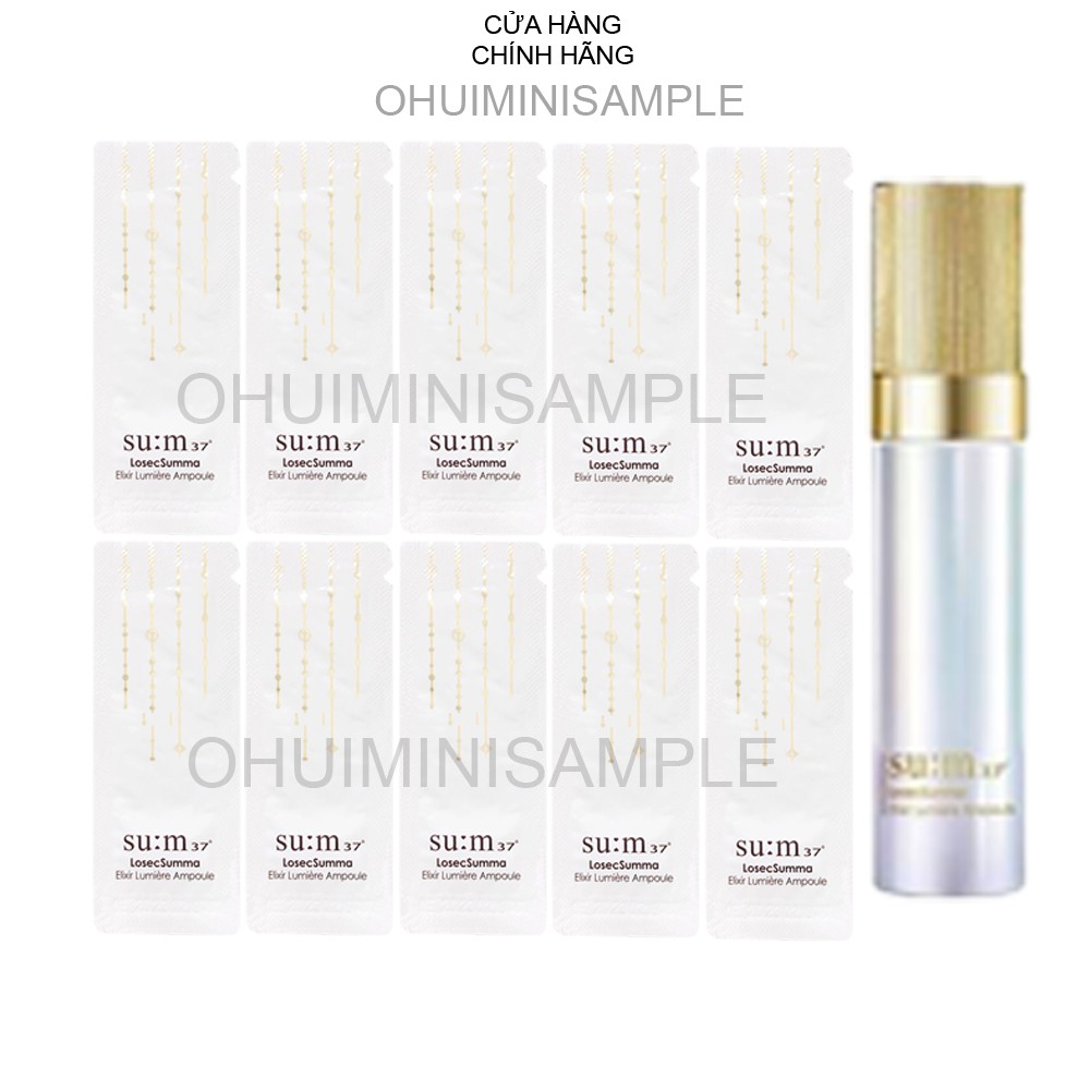 Gói tinh chất truyền trắng sum Losec summa dưỡng trắng da mờ thâm nám tàn nhang - Sum37 losec summa lummiere ampoule 1ml