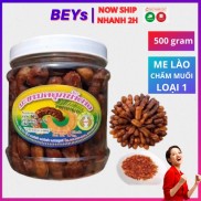 ME LÀO CHẤM MUỐI 500GRAM - TẶNG KÈM MUỐI TÔM ỚT LOẠI 1 CAM KẾT GIỐNG HÌNH Bánh kẹo số 1 Tân Phú