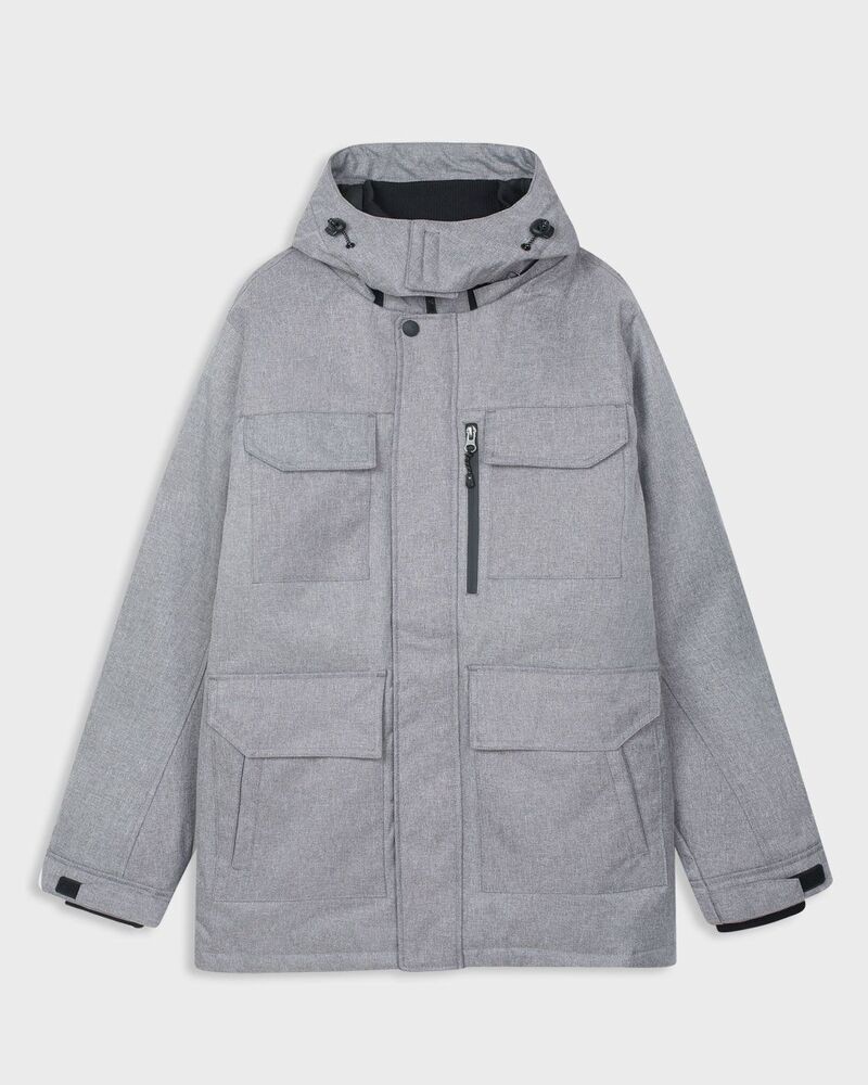 Áo khoác parka Swisstech màu xám