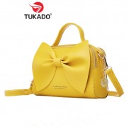 Túi Xách Nữ Đeo Chéo FOREVER YOUNG Dáng Công Sở Mới Phối Nơ Cực Đẹp FY27 - Tukado