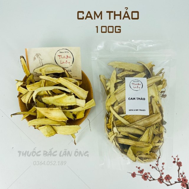 Cam Thảo Khô 100g (Thơm,Ngọt)