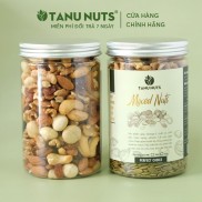 Hạt dinh dưỡng mix 5 loại Raisins - 500gr Mixnuts (Macca - óc chó - hạnh nhân - điêu - nho đen)