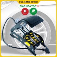 Bơm xe máy 2 ống đạp chân Kiotool hơi xe đạp ô tô khỏe nhanh đầy hơi - Bảo hành 12 tháng chính hãng