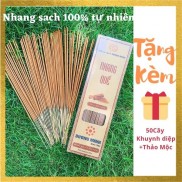 Hộp 200cây nhang quế Dương Minh nhang sạch 100% thành phần organic nhang thơm tự nhiên không hóa chất