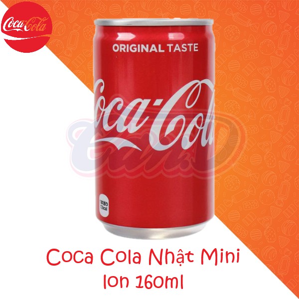 Coca Cola Nhật Mini lon 160ml