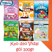 (15 loại) Kẹo dẻo Vidal gói 100gr