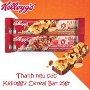 (2 vị) Thanh ngũ cốc Kellogg's Cereal Bar 25gr