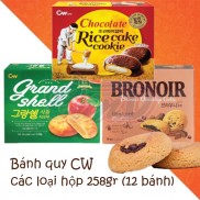 (5 loại) Bánh quy CW các loại hộp 258gr (12 bánh)